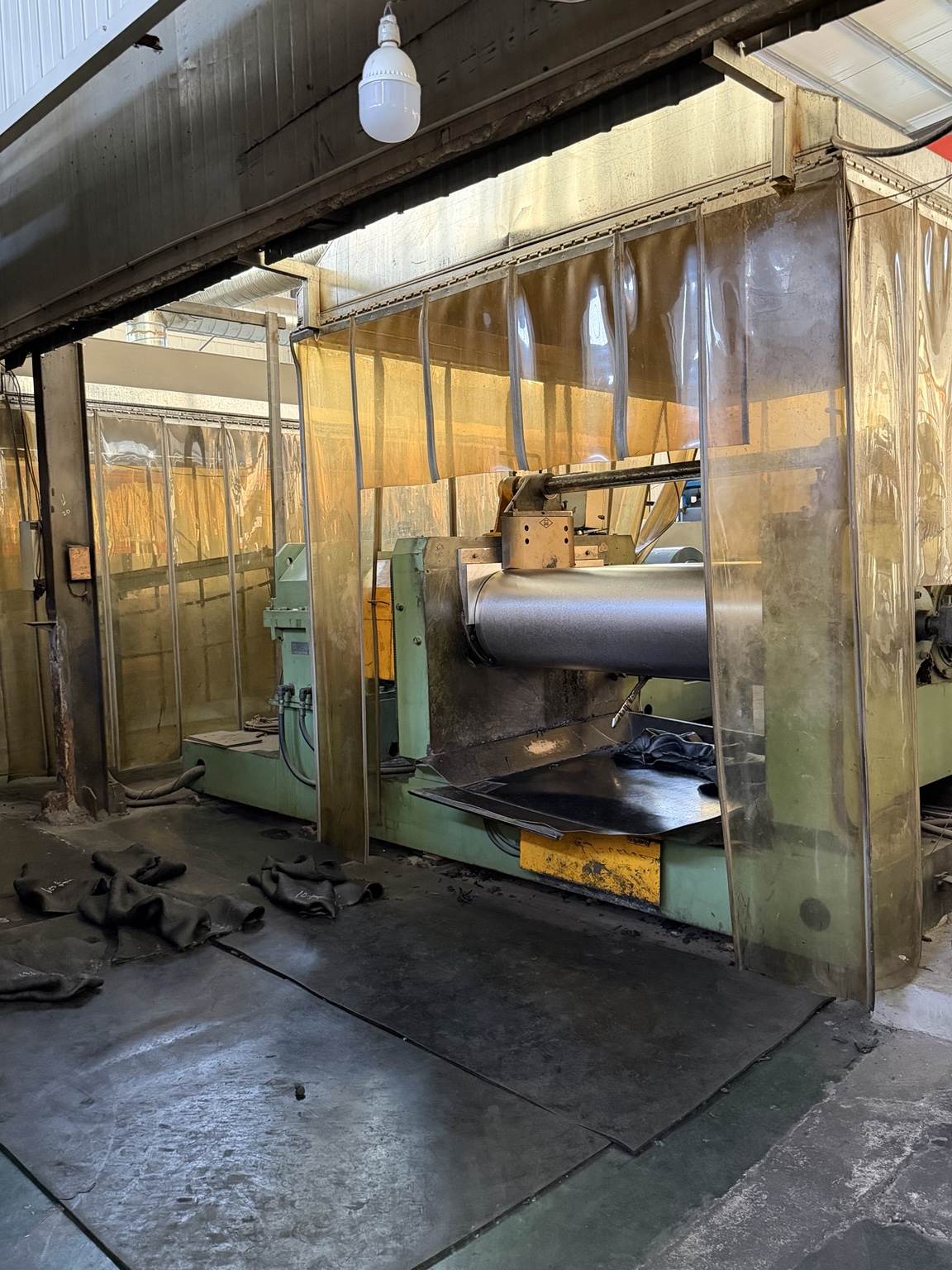 Calendering and forming equipment inside Bada factory