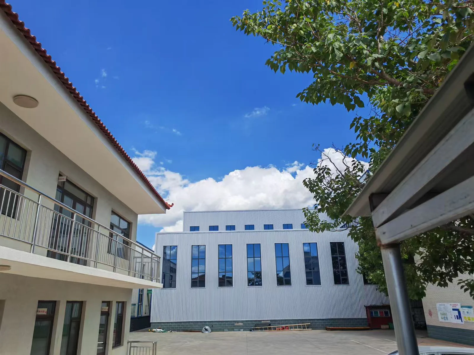 Bada factory buildings in Boye County