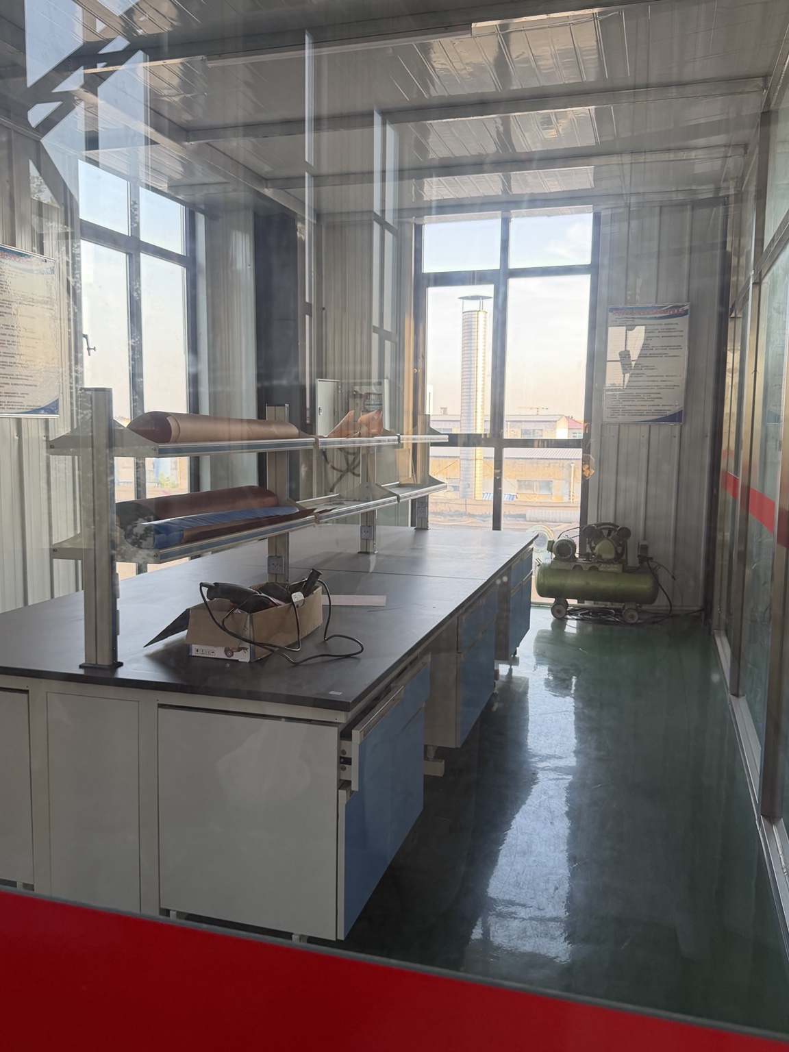 In-house laboratory room at Bada factory